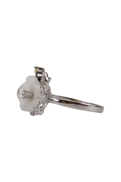 Rhodium Plated Mop Ring