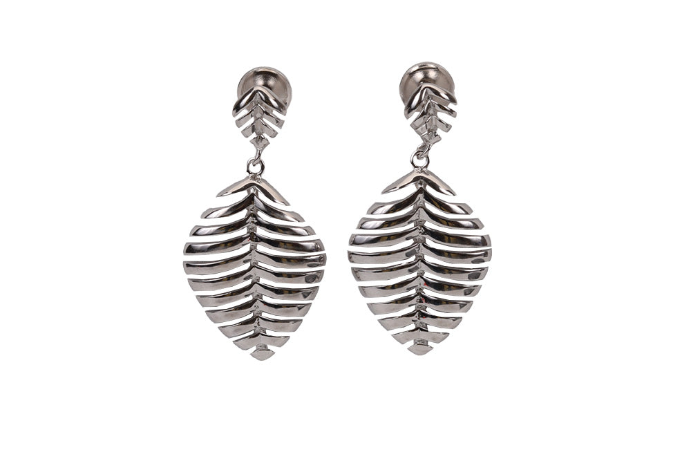 Rhodium Hanging Stud