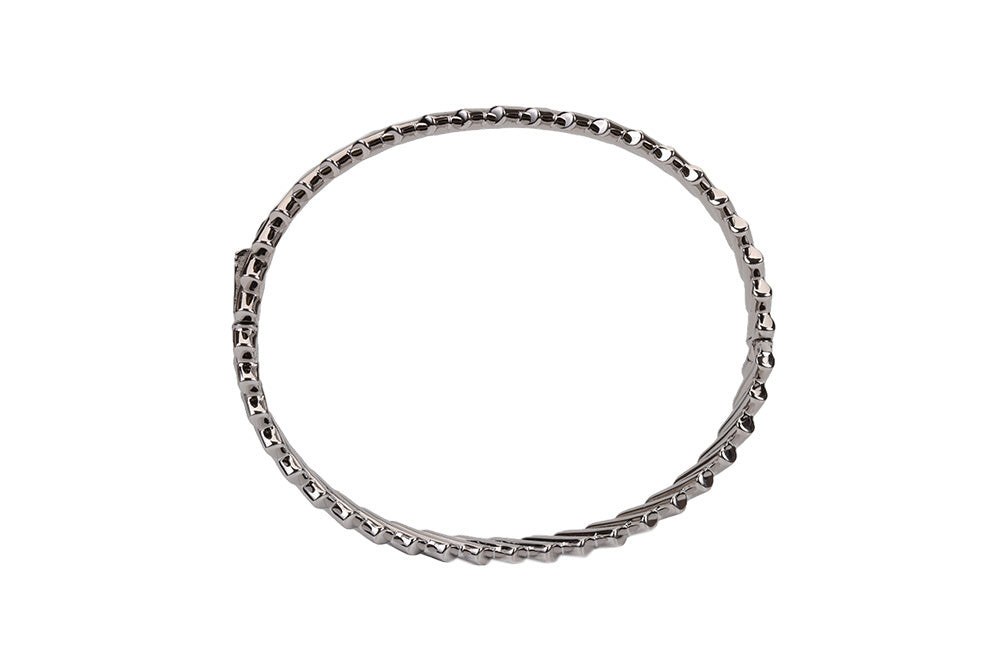 Rhodium Spike Glided Kada