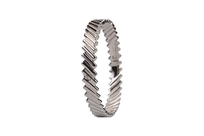 Rhodium Spike Glided Kada