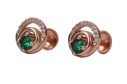 Rose Gold Aneeza Stud