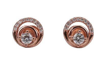 Rose Gold Sleek Stud
