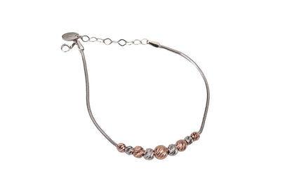 Rose Gold With Rhodium Bracelet