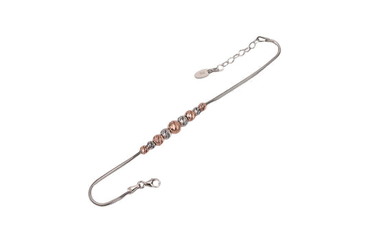 Rose Gold With Rhodium Bracelet