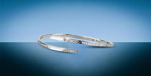 Rhodium Plated Clara Kada