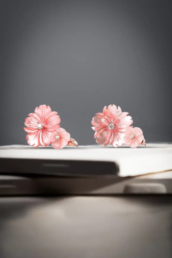 Mermaid's Gem Dainty Flower Stud